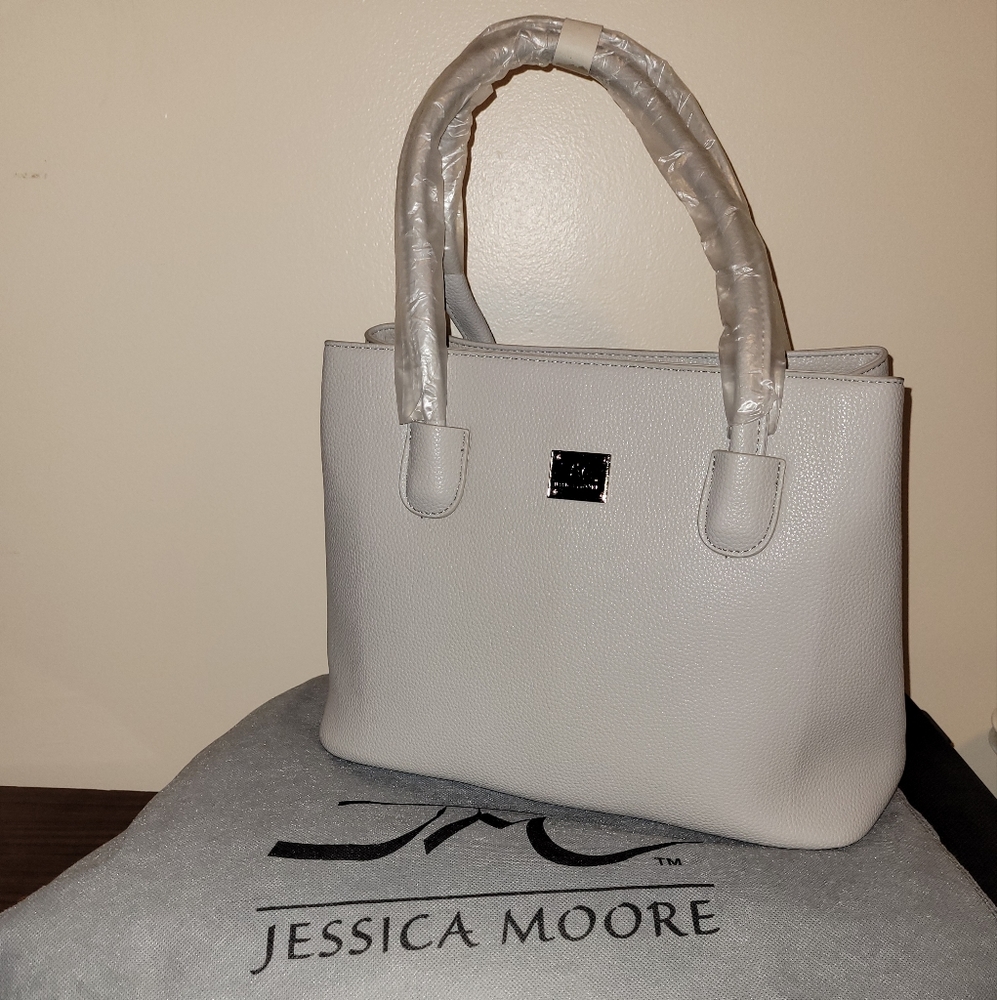 Jessica Moore Exquisite Large Tote Handbag w/ Dust Cover
